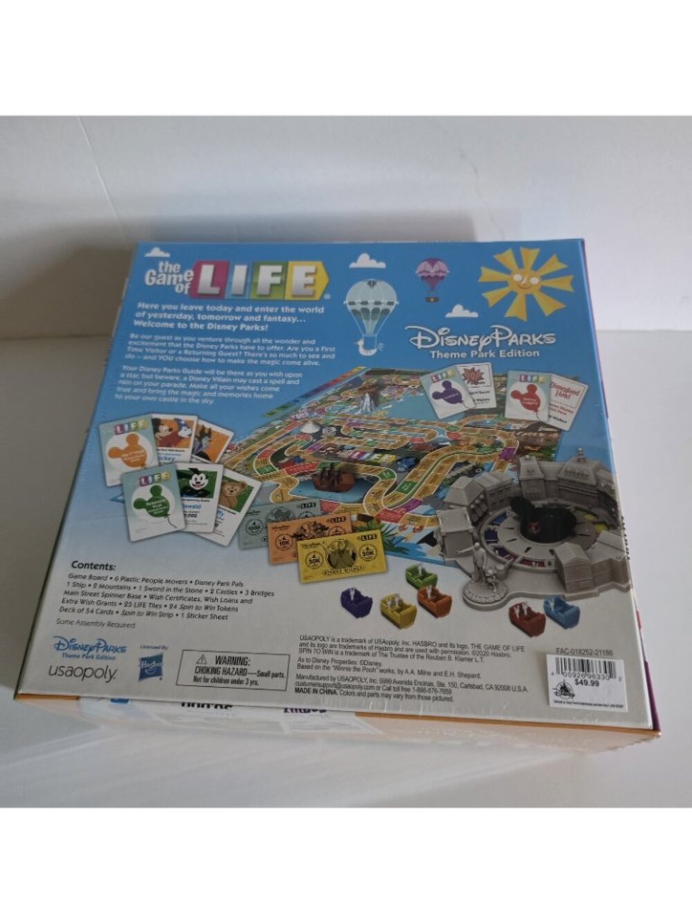 Disney Parks The Game of Life Disney Theme Park Edition NEW WITH BOX SEALED - Picture 2 of 3
